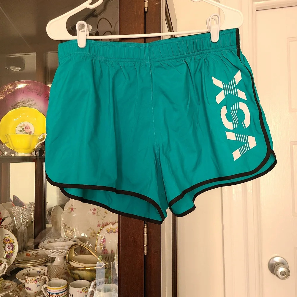 Victoria's Secret Sport VSX Women's Running Shorts Athletic Wear Size Large Teal